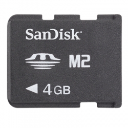 Sandisk 4GB M2 Micro Memory Stick Card (Retail)