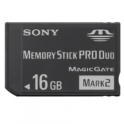 Sony 16GB Memory Stick Pro Duo Card MARK 2 (Retail)