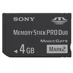 Sony 4GB Memory Stick Pro Duo Card MARK 2 (Retail) Sony 4GB Memory Stick Pro Duo Card MARK 2 (Retail)