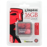 Kingston 16GB Ultimate 266x Compact Flash (CF) Memory Card (Retail) Kingston 16GB Ultimate 266x Compact Flash (CF) Memory Card (Retail)