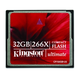 Kingston 32GB Ultimate 266x Compact Flash (CF) Memory Card (Retail) Kingston 32GB Ultimate 266x Compact Flash (CF) Memory Card (Retail)