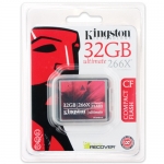 Kingston 32GB Ultimate 266x Compact Flash (CF) Memory Card (Retail) Kingston 32GB Ultimate 266x Compact Flash (CF) Memory Card (Retail)