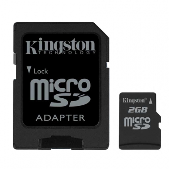Professional Kingston MicroSD 2GB (2 Gigabyte) Card for Huawei Boulder Phone with custom formatting and Standard SD Adapter. (Class 4 Certified)