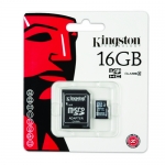 Kingston 16GB Class 4 Micro SDHC (MicroSD) Memory Card (Retail)