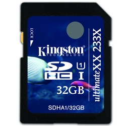 Kingston 32GB Class 4 Ultimate XX UHS-I SDHC (SD) Memory Card (Retail) Kingston 32GB Class 4 Ultimate XX UHS-I SDHC (SD) Memory Card (Retail)