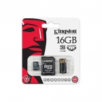 Kingston 16GB Class 4 Micro SDHC (MicroSD) Memory Card With Reader  (Retail)