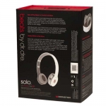 Genuine Monster Beats by Dr Dre Solo High Performance Headphones White (Retail) Genuine Monster Beats by Dr Dre Solo High Performance Headphones White (Retail)