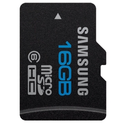 Samsung 16GB Class 6 Essential Micro SDHC (MicroSD) Memory Card (Retail)
