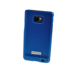 Genuine Samsung SAMGS2CCBLU Blue Vent Mesh Case Skin For Galaxy S 2 II i9100