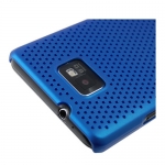 Genuine Samsung SAMGS2CCBLU Blue Vent Mesh Case Skin For Galaxy S 2 II i9100