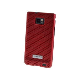 Genuine Samsung SAMGS2CCR Red Vent Mesh Case Skin For Galaxy S 2 II i9100
