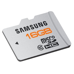 Samsung 16GB Class 10 Micro SDHC (MicroSD) Memory Card (Retail)