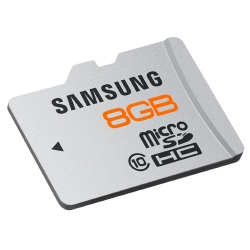 Samsung 8GB Class 10 Micro SDHC (MicroSD) Memory Card (Retail)