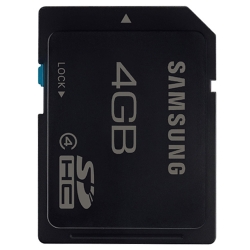 Samsung 4GB Class 4 SDHC (SD) Memory Card (Retail) Samsung 4GB Class 4 SDHC (SD) Memory Card (Retail)