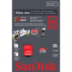 Sandisk Ultra UHS 16GB Class 6 Micro SDHC (MicroSD) Bi Coloured Memory Card (Retail) Sandisk Ultra UHS 16GB Class 6 Micro SDHC (MicroSD) Bi Coloured Memory Card (Retail)