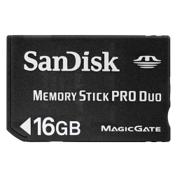 Sandisk 16GB Memory Stick Pro Duo Card (Retail) Sandisk 16GB Memory Stick Pro Duo Card (Retail)