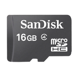 Sandisk 16GB Class 4 Micro SDHC (MicroSD) Memory Card Bulk