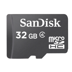 Sandisk 32GB Class 4 Micro SDHC (MicroSD) Memory Card Bulk