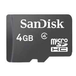 Sandisk 4GB Class 4 Micro SDHC (MicroSD) Memory Card Bulk Sandisk 4GB Class 4 Micro SDHC (MicroSD) Memory Card Bulk
