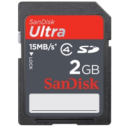 Sandisk 2GB Ultra SD Memory Card (Retail)