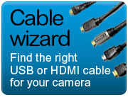 Find a USB Cable for your camera