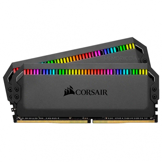 Corsair DOMINATOR PLATINUM RGB 16GB (8GB x2) DDR4 3600MT/s Black DIMM