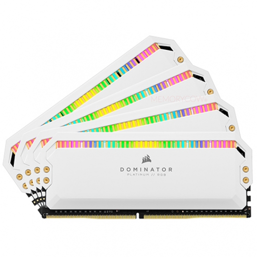 Corsair DOMINATOR PLATINUM RGB 32GB (8GB x4) DDR4 3200MT/s White DIMM