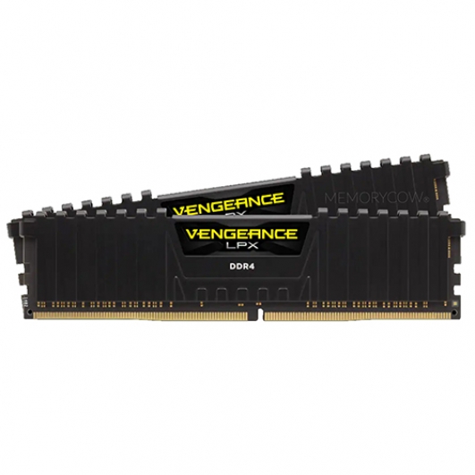 Corsair VENGEANCE LPX 16GB (8GB x2) DDR4 2400MT/s Black DIMM, (CL14)