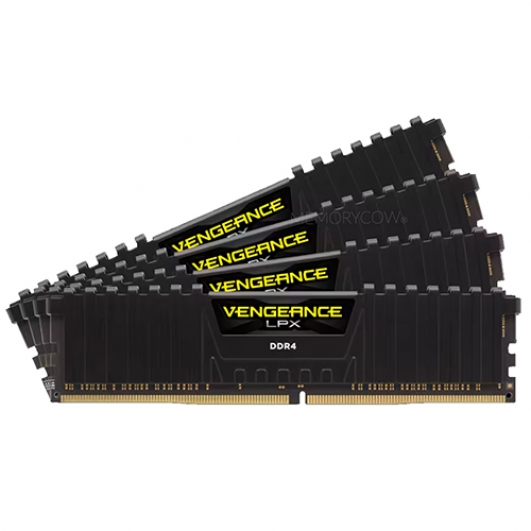 Corsair VENGEANCE LPX 32GB (8GB x4) DDR4 2666MT/s Black DIMM