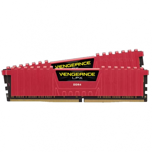 Corsair VENGEANCE LPX 16GB (8GB x2) DDR4 3200MT/s Red DIMM