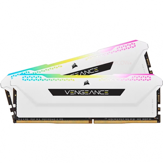 Corsair VENGEANCE RGB PRO SL 16GB (8GB x2) DDR4 3600MT/s White DIMM