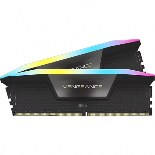 Corsair VENGEANCE RGB 32GB (16GB x2) DDR5 6000MT/s Black DIMM