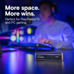 1TB (1000GB) Crucial P510 M.2 NVMe SSD with Heatsink - 2280mm, PCIe Gen5 x4, 11000MB/s R, 9500MB/s W