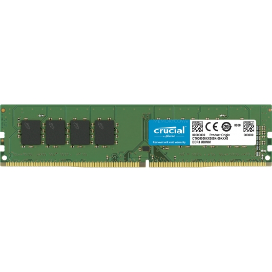 Crucial CT8G4DFRA32A 8GB DDR4 3200MT/s Non ECC Memory RAM DIMM