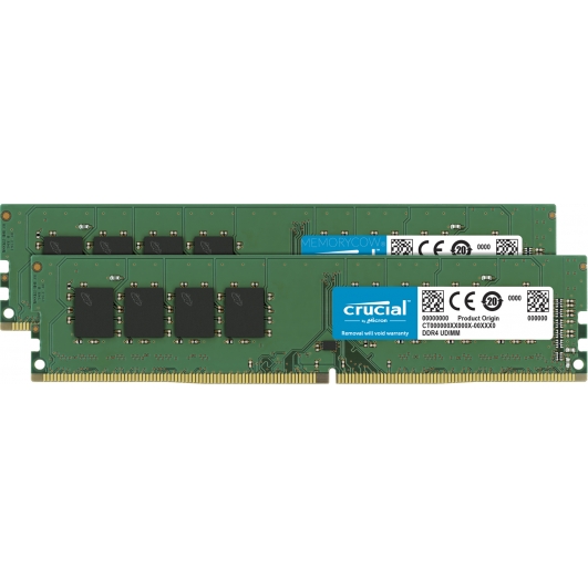 Crucial CT2K16G4DFRA32A 32GB (16GB x2) DDR4 3200MT/s Non ECC Memory RAM DIMM