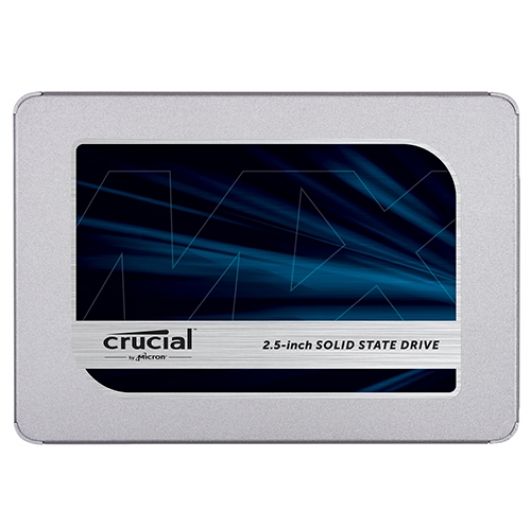 Crucial 500GB MX500 SSD 2.5 Inch 7mm, SATA 3.0 (6Gb/s), 3D TLC, 510MB/s R, 560MB/s W