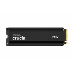 1TB (1000GB) Crucial P510 M.2 NVMe SSD with Heatsink - 2280mm, PCIe Gen5 x4, 11000MB/s R, 9500MB/s W