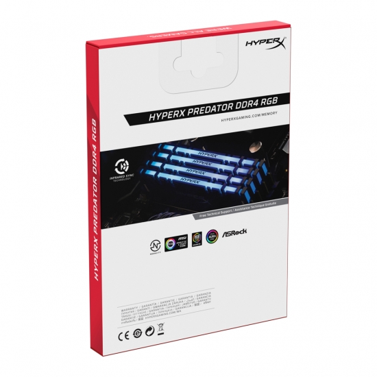 Buy HyperX Predator RGB HX430C15PB3AK4/32 32GB (8GB x4) DDR4 3000MT/s Non  ECC Memory RAM DIMM | Buy Online | MemoryCow | Free UK Delivery