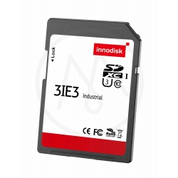 64GB Innodisk 3IE3 Industrial SD (SDXC) Card, U3, Class 10, SD 3.0, 79MB/s R, 70MB/s W