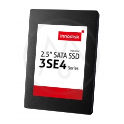 64GB Innodisk 3SE4 Industrial 2.5 Inch SATA III (6GB/s) SSD, 370MB/s R, 330MB/s W - Industrial Grade