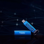 16GB Kingston Ironkey Keypad 200 USB Flash Drive - USB 3.2, Gen1, Type-A, 145MB/s R, 115MB/s W