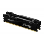 Kingston FURY Beast Black KF318C10BBK2/8 8GB (4GB x2) DDR3 1866MT/s Memory, DIMM