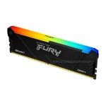 Kingston FURY Beast RGB KF426C16BB2A/32 32GB DDR4 2666MT/s Black DIMM [XMP]