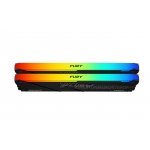Kingston FURY Beast RGB KF426C16BB2AK2/32 32GB (16GB x2) DDR4 2666MT/s Black DIMM [XMP]