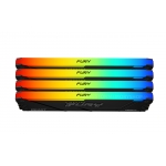 Kingston FURY Beast RGB KF426C16BB2AK4/64 64GB (16GB x4) DDR4 2666MT/s Black DIMM [XMP]