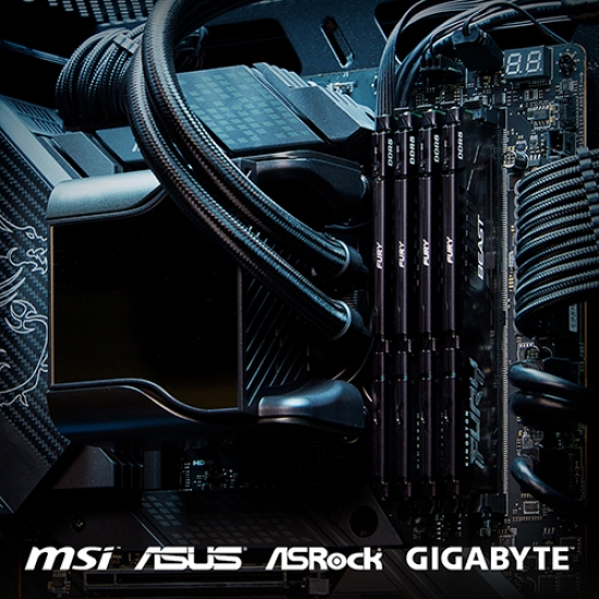Kingston Fury Beast KF556C40BBK2 64 64GB 32GB X2 DDR5 5600MT s Non ECC DIMM Buy Online 