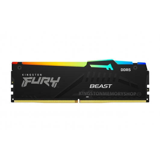 Kingston FURY Beast RGB KF560C36BBEA-32 32GB DDR5 6000MT/s Black DIMM [EXPO]