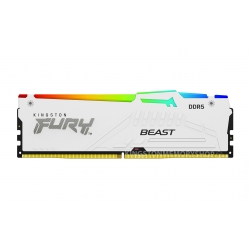 Kingston FURY Beast RGB KF564C32BWEA-16 16GB DDR5 6400MT/s White Memory DIMM [EXPO]