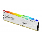 Kingston FURY Beast RGB KF564C32BWA-32 32GB DDR5 6400MT/s White Memory DIMM [XMP]