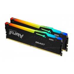 Kingston Fury Beast RGB KF552C40BBAK2-32 32GB (16GB x2) DDR5 5200MT/s Non ECC DIMM